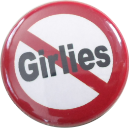 Girlies verboten Button